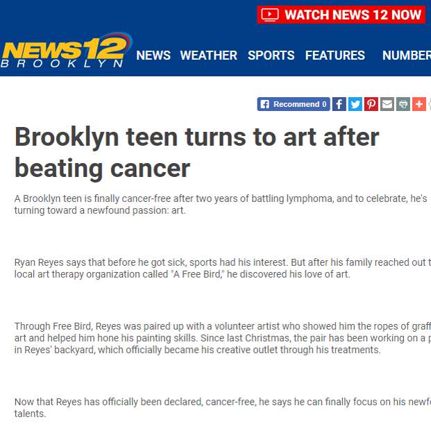 Ryan Works with News 12 <br> Brooklyn